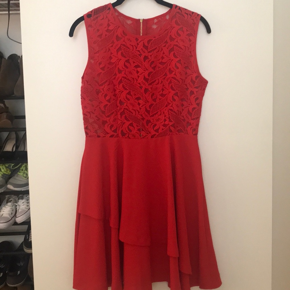 Red dress